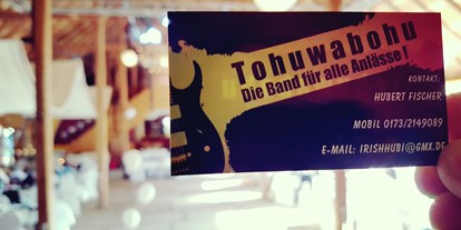 Hochzeitsmusik - Besetzung (mögl. Instrumente): mehrstimmige Arrangements - Landsberg am Lech - Tohuwabohu Band