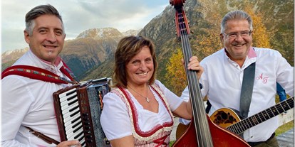 Hochzeitsmusik - Besetzung (mögl. Instrumente): Bass - Imst - Die Silvrettas - Die Band für Ihr Event