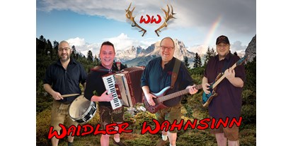 Hochzeitsmusik - Band-Typ: Quartett - Maxhütte-Haidhof - Bandfoto Waidler Wahnsinn - Waidler Wahnsinn