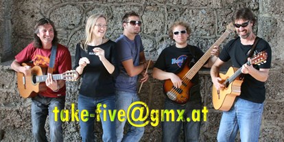 Hochzeitsmusik - Besetzung (mögl. Instrumente): Bass - Oberösterreich - TAKE FIVE