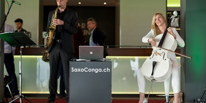 Hochzeitsmusik - Musikrichtungen: Pop - Schweiz - sax o' conga