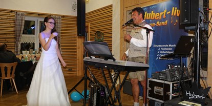 Hochzeitsmusik - geeignet für: Hintergrundmusik - Geiselhöring - Hochzeitsband & DJ Hubert-live aus Straubing