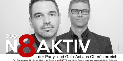 Hochzeitsmusik - Musikrichtungen: Neue Deutsche Welle - Atzbach - Duo/Trio N8AKTIV .....world of music