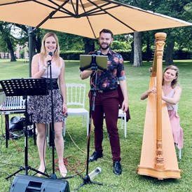 Hochzeitsband: Auf besonderen Wunsch der Braut mit Harfe… 😀 - Michaela Brehme