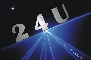 Hochzeitsband: Unser Logo von 24U - Two For You
zu sehen unter www.duo-24u.de - 24U - Two For You