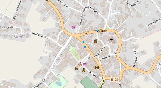 Hochzeitsband auf Satellitenbild