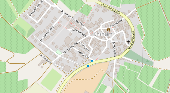 Hochzeitsband auf Satellitenbild