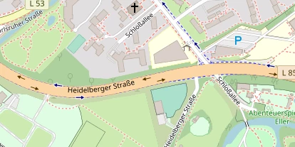 Hochzeitsband auf Satellitenbild