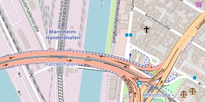 Hochzeitsband auf Satellitenbild