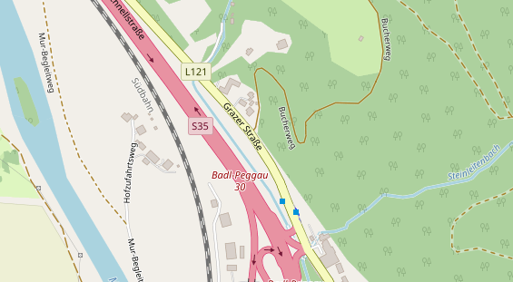 Hochzeitsband auf Satellitenbild