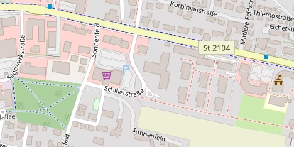 Hochzeitsband auf Satellitenbild