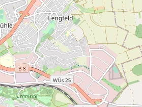 Hochzeitsband auf Karte