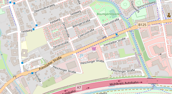 Hochzeitsband auf Satellitenbild