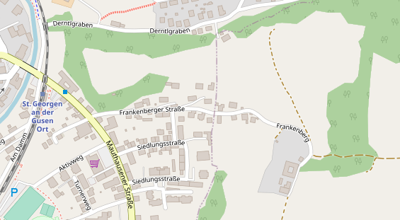 Hochzeitsband auf Satellitenbild