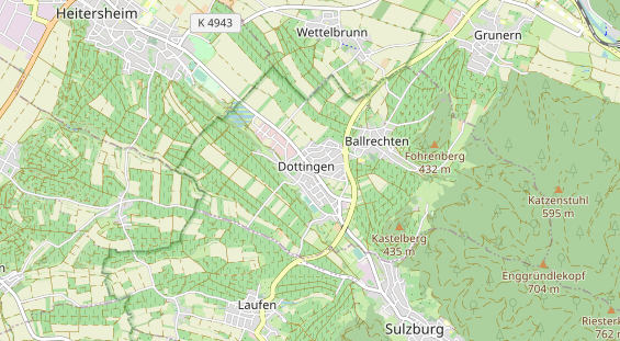 Hochzeitsband auf Karte