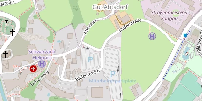 Hochzeitsband auf Satellitenbild