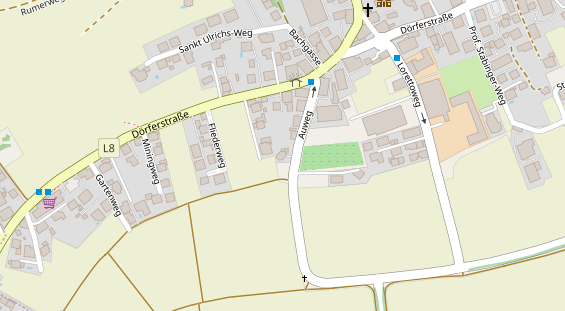 Hochzeitsband auf Satellitenbild