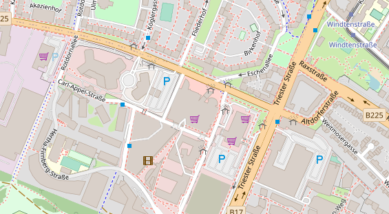 Hochzeitsband auf Satellitenbild