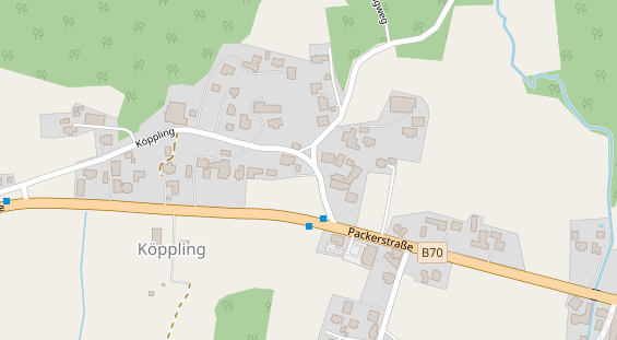 Hochzeitsband auf Satellitenbild