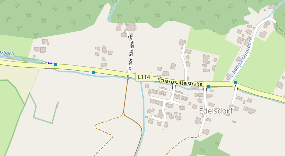 Hochzeitsband auf Satellitenbild