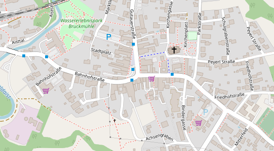 Hochzeitsband auf Satellitenbild