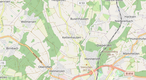 Hochzeitsband auf Karte