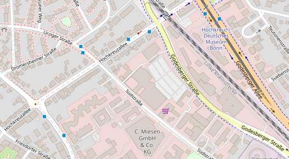 Hochzeitsband auf Satellitenbild