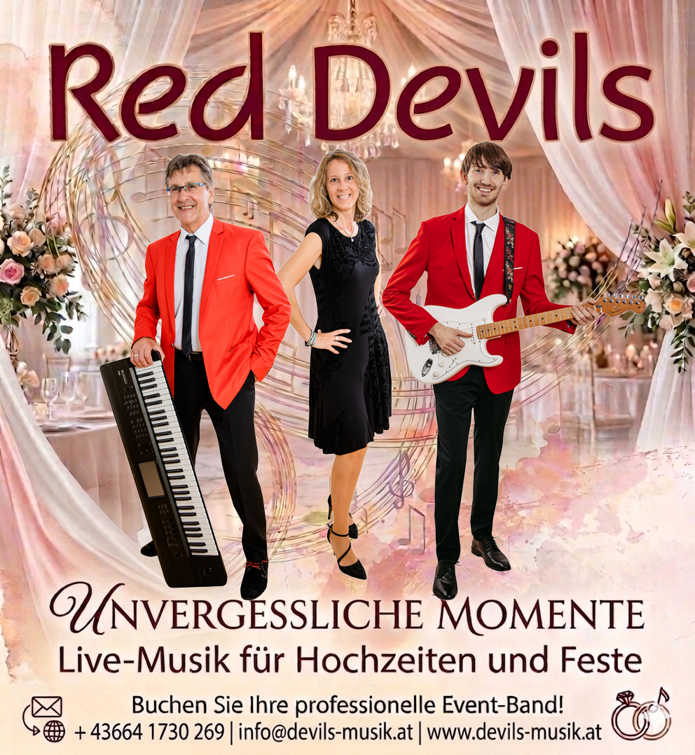 Hochzeitsband - Red Devils - wir machen Ihre Hochzeit zum unvergesslichen Erlebnis! - Red Devils