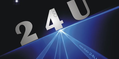 Hochzeitsmusik - Besetzung (mögl. Instrumente): männliche Hauptstimme - Schwandorf - Unser Logo von 24U - Two For You
zu sehen unter www.duo-24u.de - 24U - Two For You