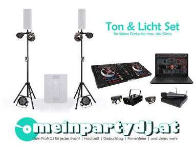 Hochzeitsband: Ton und Lichtset Standard - meinpartydj.at