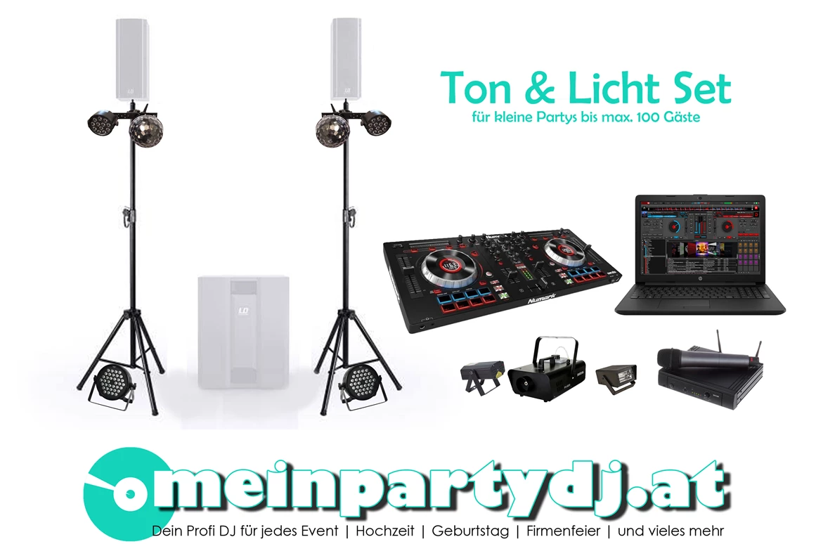Hochzeitsband: Ton und Lichtset Standard - meinpartydj.at