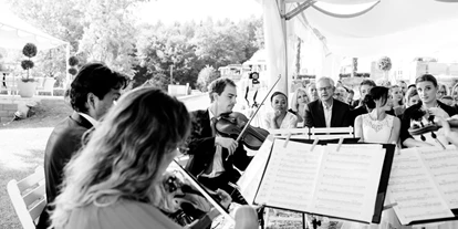 Hochzeitsmusik - Musikrichtungen: Hits von Heute - Karlsruhe - Das Streichquartett im Einsatz bei einer Hochzeit - Geigenhimmel