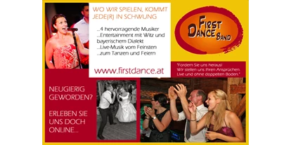 Hochzeitsmusik - Niederösterreich - First Dance Band - Die Band für Ihre Hochzeit oder jede andere Veranstaltung - First Dance Band
