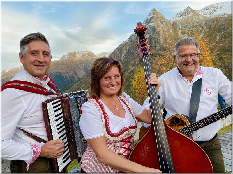 Hochzeitsmusik - geeignet für: Hintergrundmusik - Tiroler Oberland - Die Silvrettas - Die Band für Ihr Event