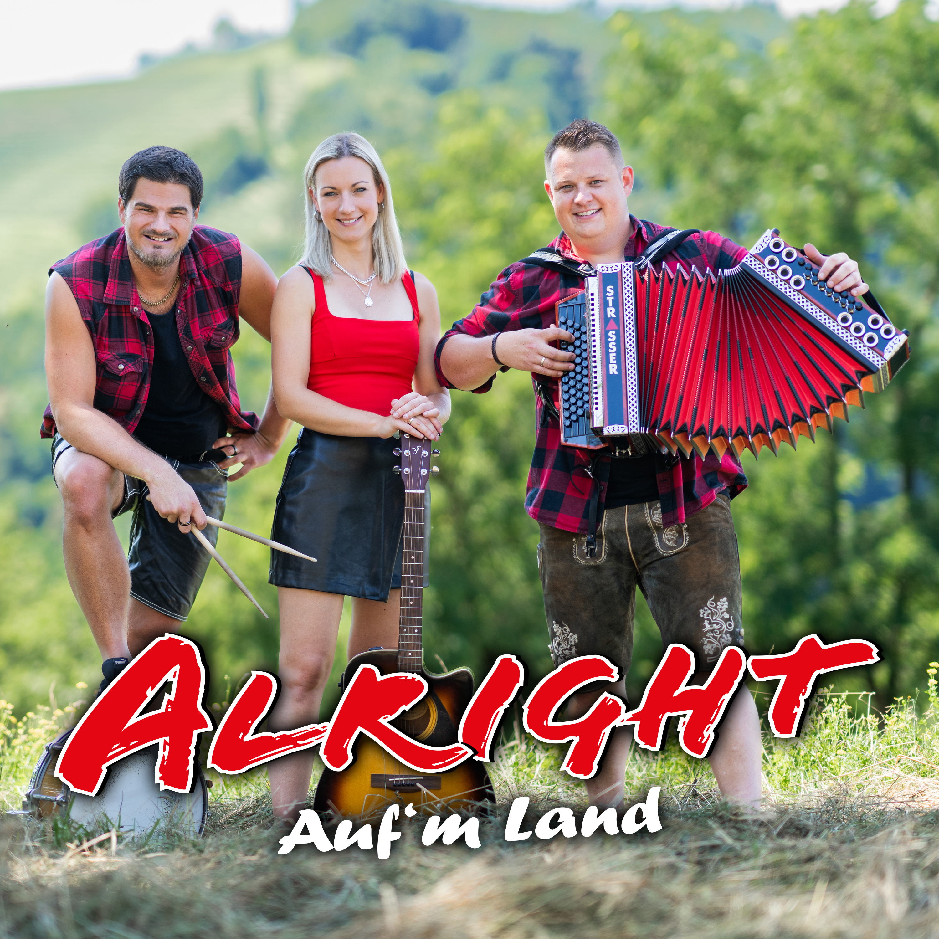 Hochzeitsmusik - PLZ 8042 (Österreich) - Coverbild Auf´m Land Alright die Band - Alright die Band aus der Südsteiermark