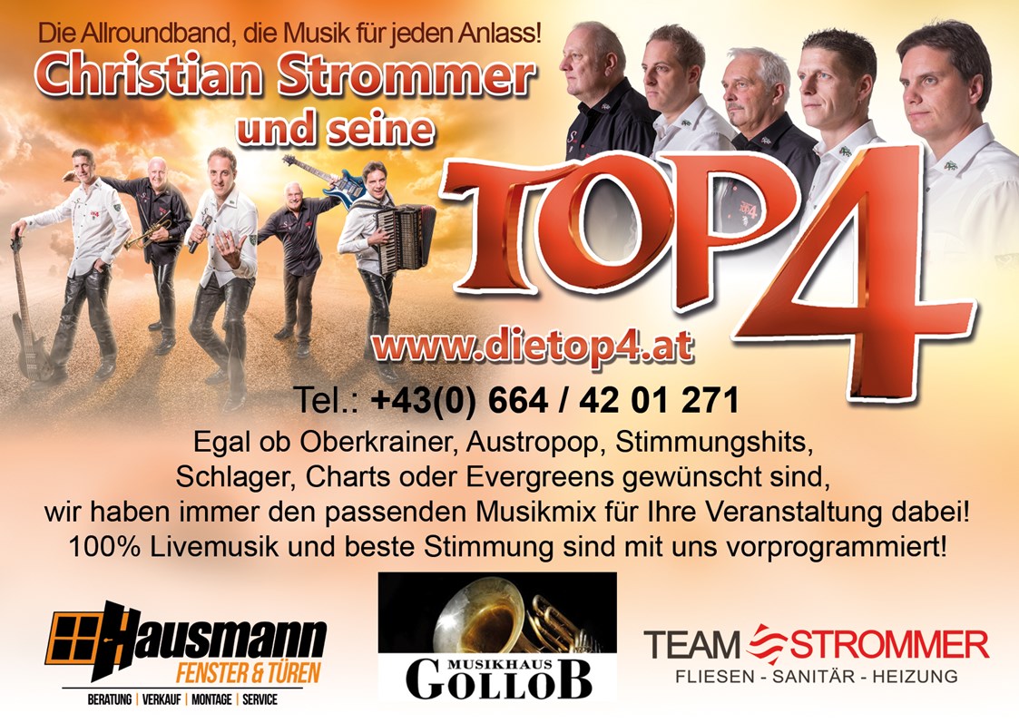 Hochzeitsband: Christian Strommer & Top 4