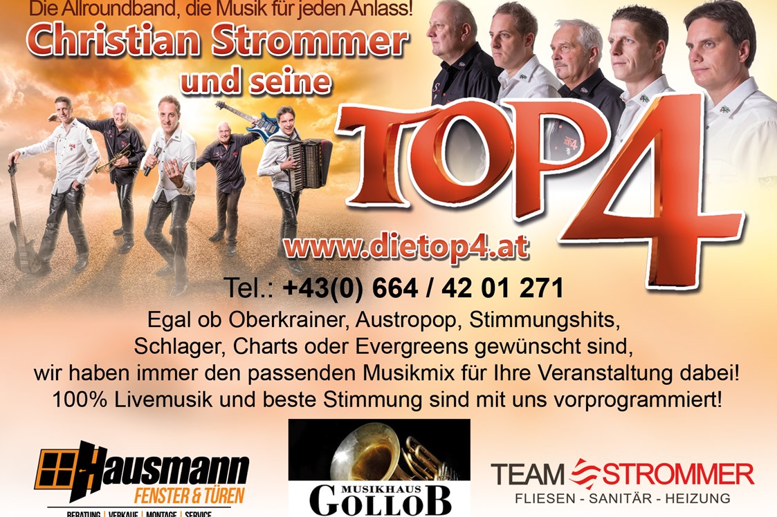 Hochzeitsband: Christian Strommer & Top 4
