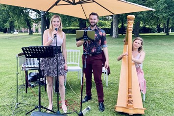 Hochzeitsband: Auf besonderen Wunsch der Braut mit Harfe… 😀 - Michaela Brehme