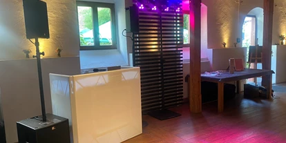 Hochzeitsmusik - PLZ 63741 (Deutschland) - Technik für eine Hochzeit mit 80 Personen im Juni 2023 - Hochzeits Dj Bernd Rohr