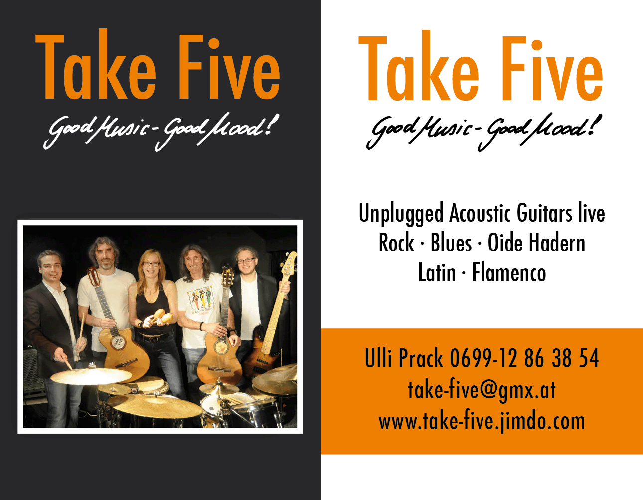 Hochzeitsmusik - Band-Typ: Sonstige - Österreich - TAKE FIVE