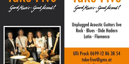 Hochzeitsmusik - Musikrichtungen: R n' B - Österreich - TAKE FIVE