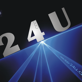 Hochzeitsband: Unser Logo von 24U - Two For You
zu sehen unter www.duo-24u.de - 24U - Two For You
