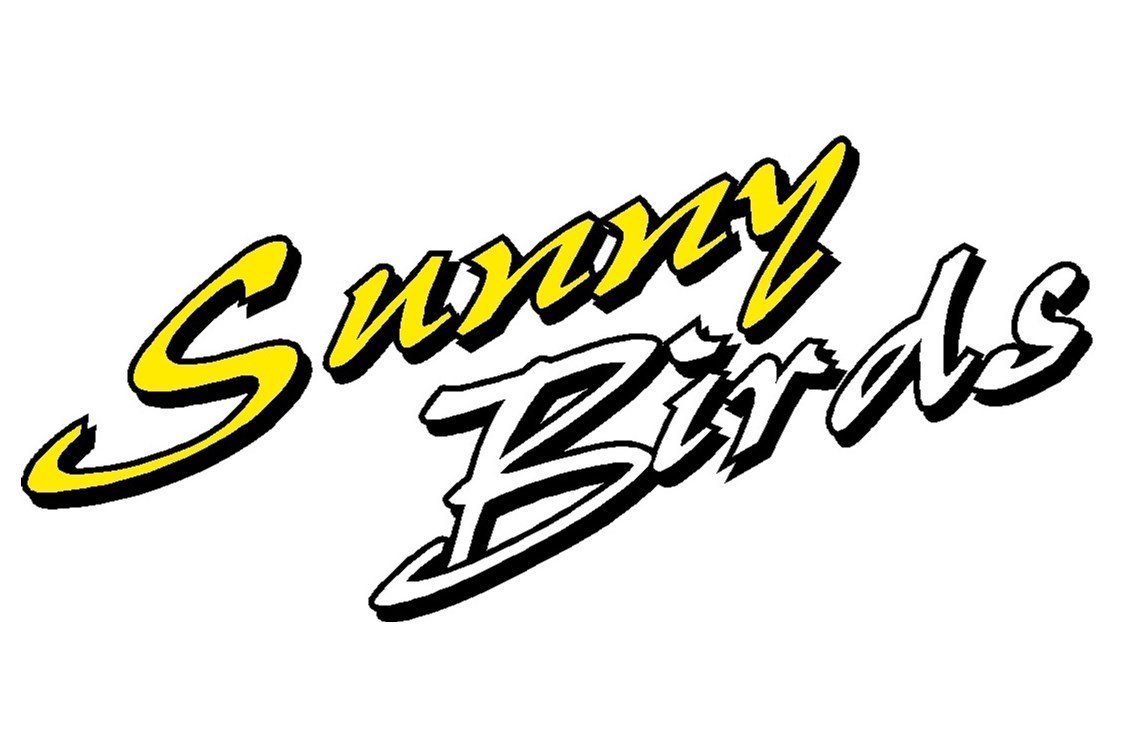 Hochzeitsband: Schriftzug "Sunny Birds" - Tanzband Sunny Birds
