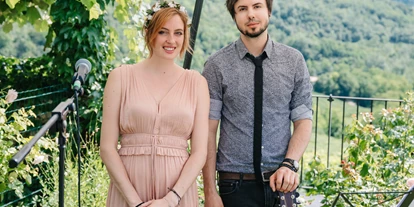 Hochzeitsmusik - Einstudieren von Wunschsongs - Süd & West Steiermark - Hi! Das sind wir auf einer Hochzeit in Italien :)  - Duo Nachtigall