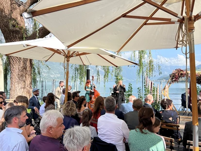 Hochzeitsmusik - Musikrichtungen: Hits von Heute - Karlsruhe - JazzCafé - Premium, Open Air Hochzeit am Walensee, Schweiz - JazzCafé - Premium - Pop meets Jazz!
