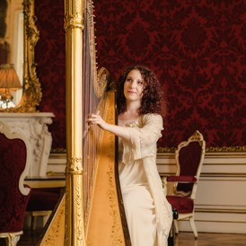 Hochzeitsband: Veronika at Palais Kaiserhaus - Your Event Harpist - Veronika Villanyi