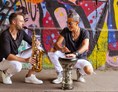Hochzeitsband: Guru Da Beat & Saxophonist Konstantin von Live Event Music - Live Event Music - Saxophon plus DJ und Percussion